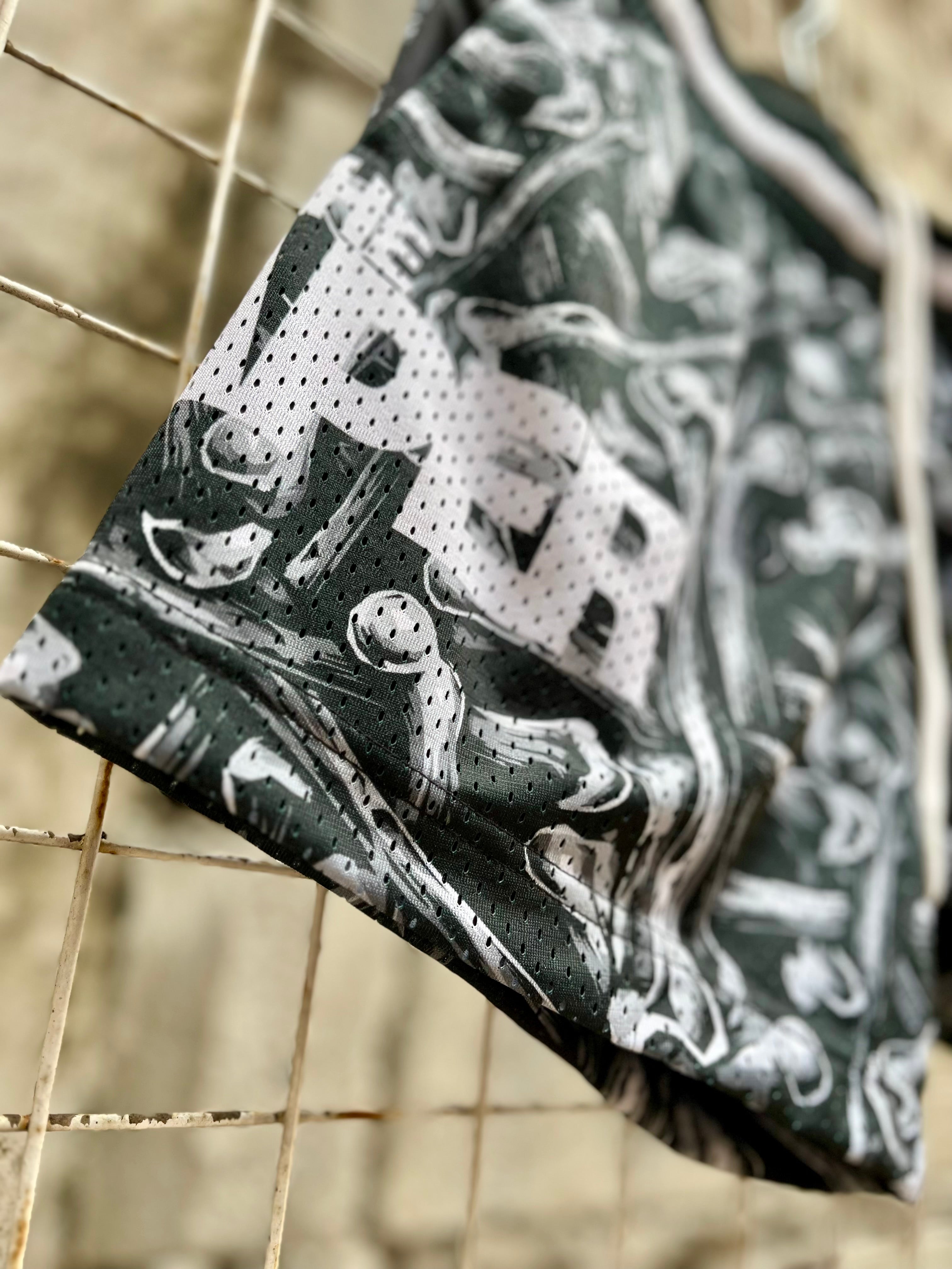 TR1 - Mesh Short Black Bones (Halloween Edition)