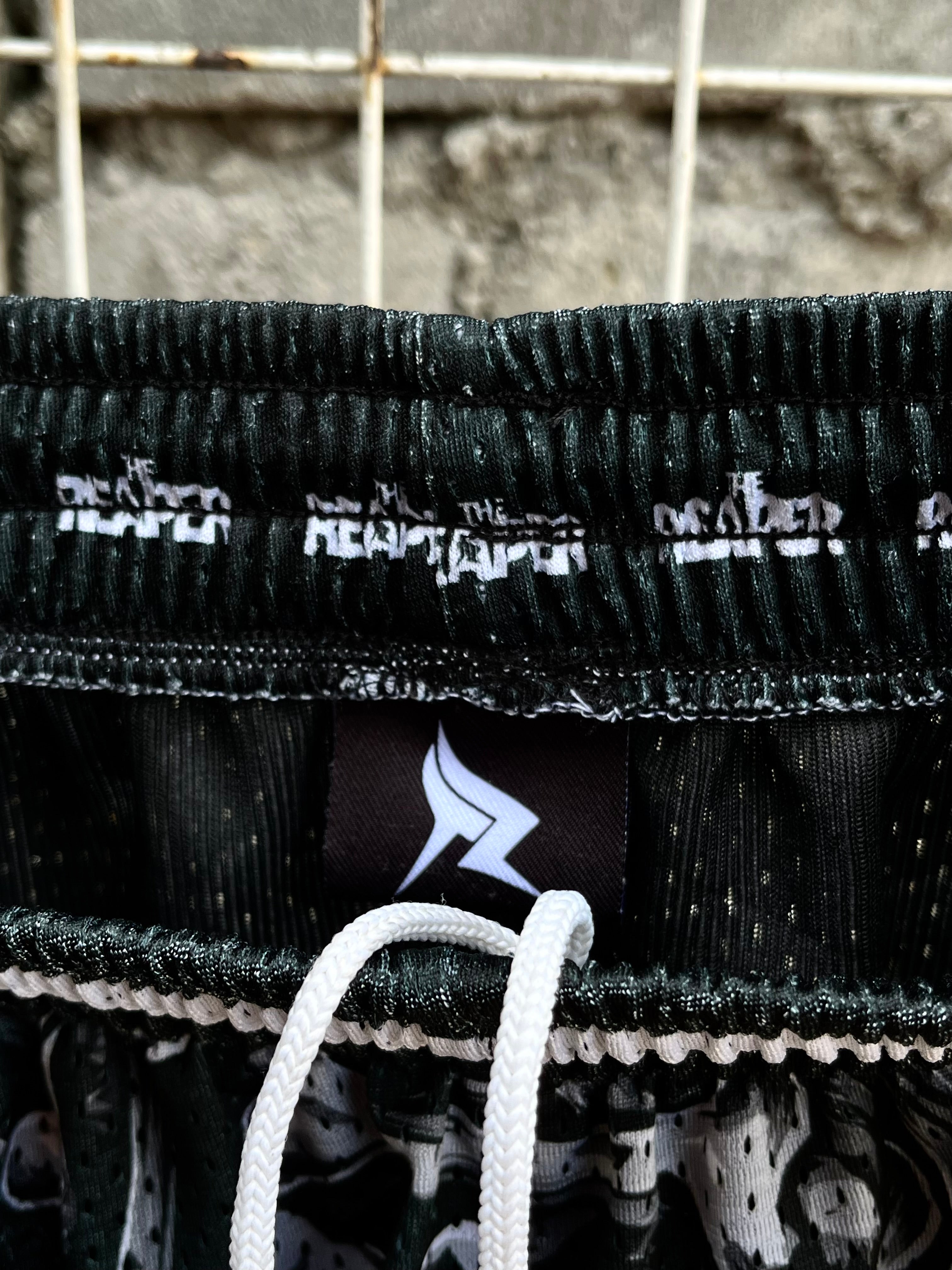 TR1 - Mesh Short Black Bones (Halloween Edition)