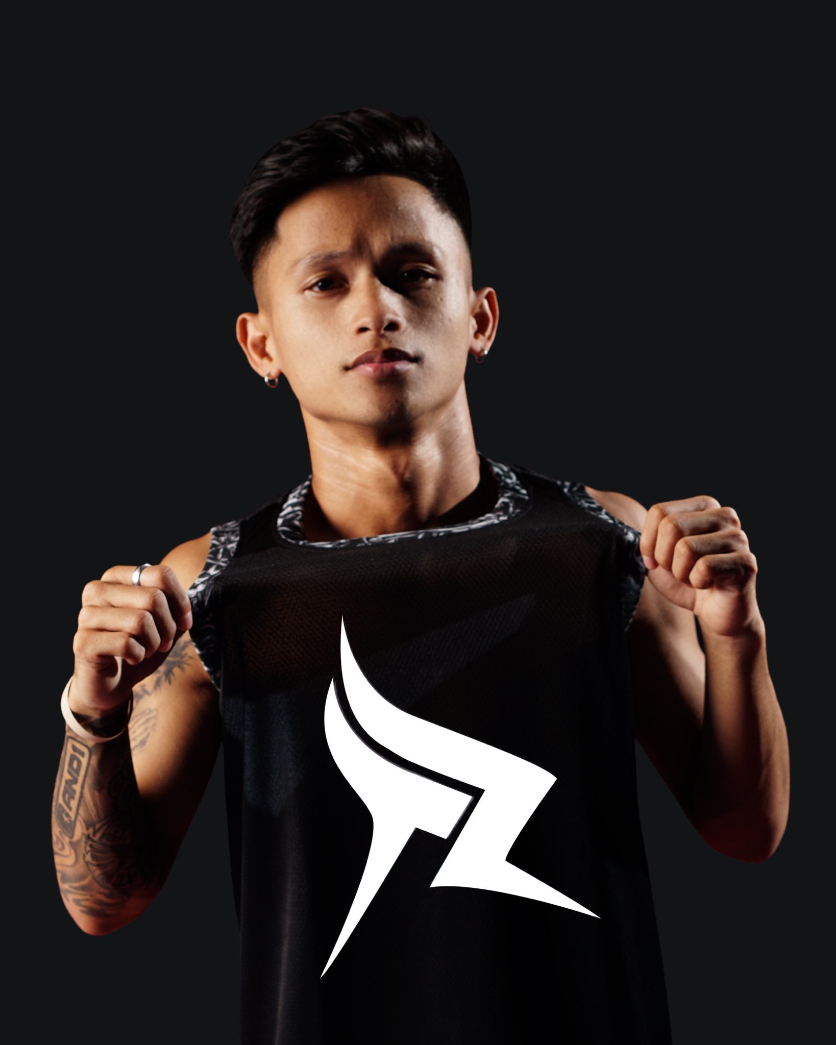 TR1 ICON JERSEY - BLACK BONES (Black)